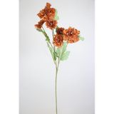 Yapay Çiçek Deposu Yapay 6lı Gerbera Dalı 80 Cm Kahverengi
