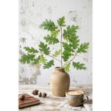 Yapay Çiçek Deposu Yapay Arbori Çınar Yaprağı Dalı 60 cm Yeşil