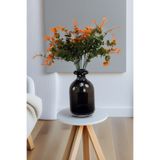 Yapay Çiçek Deposu Yapay Bitki 5 Dallı Okaliptus Bitki Demeti 40 cm Yeşil - Turuncu