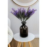 Yapay Çiçek Deposu Yapay Bitki 5 Dallı Vadi Bitki Demeti 35 cm Mor