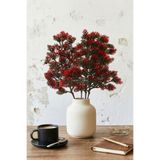 Yapay Çiçek Deposu Yapay Bitki Astilbe Dalı 35 cm Kırmızı