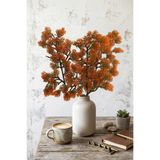 Yapay Çiçek Deposu Yapay Bitki Astilbe Dalı 35 cm Turuncu