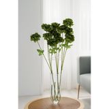 Yapay Çiçek Deposu Yapay Çiçek 4 Çiçekli İzlanda Gülü 80 cm Yeşil YCD-310