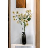 Yapay Çiçek Deposu Yapay Çiçek 6 Çiçekli Fransız Gerberası Dalı 75 cm Krem YCD-309