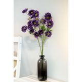 Yapay Çiçek Deposu Yapay Çiçek 6 Çiçekli Fransız Gerberası Dalı 75 cm Mor YCD-309