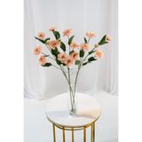 Yapay Çiçek Deposu Yapay Çiçek 6lı Taçlı Kır Çiçeği 75 cm Somon