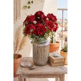 Yapay Çiçek Deposu Yapay Çiçek 7'li Bliss Dahlia Demeti 36 cm Bordo