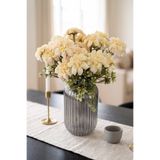 Yapay Çiçek Deposu Yapay Çiçek 7'li Bliss Dahlia Demeti 36 cm Krem-Pembe