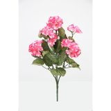 Yapay Çiçek Deposu Yapay Çiçek Büyük Sardunya Demet 40 cm Açık Pembe