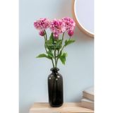Yapay Çiçek Deposu Yapay Çiçek Lüx Goncalı Zinnia Dalı 60 cm Fuşya