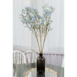 Yapay Çiçek Deposu Yapay Çiçek Lüx Kar Çiçeği Dalı 88 cm Mavi