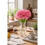 Yapay Çiçek Deposu Yapay Çiçek Matin Ortanca Dalı 60 cm Pembe
