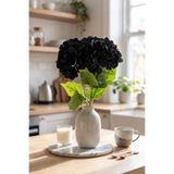 Yapay Çiçek Deposu Yapay Çiçek Matin Ortanca Dalı 60 cm Siyah