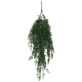 Yapay Çiçek Deposu Yapay Çiçek Sarkan Okaliptus 90 cm Koyu Yeşil