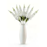 Yapay Çiçek Deposu Yapay Çiçek Snapdragon Dali 70 cm Beyaz