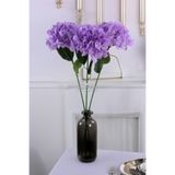 Yapay Çiçek Deposu Yapay Koca Kafa Ortanca Dalı 60 cm Lila