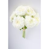 Yapay Çiçek Deposu Yapay Lüx 6lı Gerbera Demeti 30 Cm Beyaz