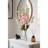 Yapay Çiçek Deposu Yapay Lüx Zarif Delphinium Dalı 85 cm Pudra
