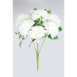 Yapay Çiçek Deposu Yapay Pinnata Yıldız Çiçeği 42 cm Beyaz