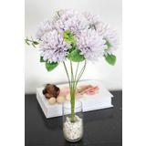 Yapay Çiçek Deposu Yapay Pinnata Yıldız Çiçeği 42 cm Lila