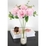 Yapay Çiçek Deposu Yapay Pinnata Yıldız Çiçeği 42 Cm Pembe