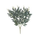 Yapay Çiçek Deposu Yapay Yeşillik Zeytin Dalı Demeti Mat Yeşil