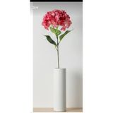 Yapay Çiçek Evi 1 Adet 75 Cm Pembe Bordo Islak Ortanca Ev Dekor Süs Vazo