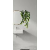 Yapay Çiçek Evi Sarkan 5 Dallı Çam Ağacı Yaprağı Görünümlü Ev Saksı Banyo Çiçeği