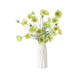 Yapay Çiçek Gelincik Çiçeği Yeşil Renk 3 Çiçek 1 Tomurcuk 59cm Yeşil