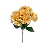 Yapay Çiçek Islak Ortanca Çiçeği Somon 45cm 5dal Islak Gerçeksi Dokulu Turuncu