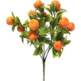 Yapay Çiçek Mandalina Demeti Yapay Meyve Demeti - Turuncu