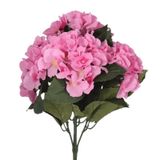 Yapay Çiçek Ortanca Çiçeği Demeti 43 Cm Pembe
