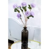 Yapay Çiçek Pastel 3lü Çöl Gülü 60 cm Mor