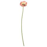 Yapay Çiçek, Pembe, 51 cm, Gelincik, İç-Dış Mekan