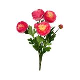 Yapay Çiçek Şakayık Çiçeği Pembe Koyu Renk 2 Çiçek 1 Tomurcuk 50cm Pembe