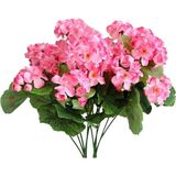 Yapay Çiçek Sardunya Demeti 40*25Cm 1.Kalite Pembe Balkon Çiçeği