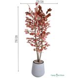 Yapay Çiçek Sitesi 3 Gövdeli Yapay Akçaağaç Ağacı 216 cm ycsagac-158