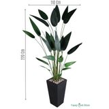 Yapay Çiçek Sitesi Ahşap Saksıda Yapay Starliçe Ağacı 220 cm ycsagac-163