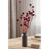 Yapay Çiçek Sitesi Kuru Çiçek Doğal Papatya Otu 48cm Bordo ycskurucicek-148