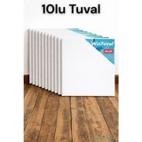 Yapay Çiçek Sitesi Standart Tuval 25X25 10LU - Beyaz