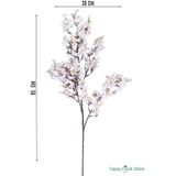 Yapay Çiçek Sitesi Yapay Erik Çiçeği Dalı ( Sakura) 95 Cm Beyaz ycstekdal-7154