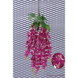 Yapay Çiçek Sitesi Yapay Salkım Wisteria Erguvan Dalı 70 cm Mor 3413mor