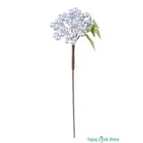 Yapay Çiçek Sitesi Yapay Top Kokina Dalı 43 cm Gümüş ycs-62