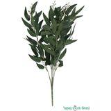 Yapay Çiçek Sitesi Yapay Zeytin Dalı 50 Cm Mat Yeşil