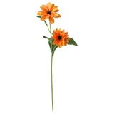 Yapay çiçek, turuncu, 55 cm, güneş şapkası