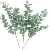 Yapay Çiçek Yeşil Okaliptus 90Cm 5Dallı Uzun Dal Eucalyptus