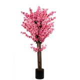 YAPAY ÇİÇEKÇİNİZ 120 Cm Pembe Bahardalı Ağacı