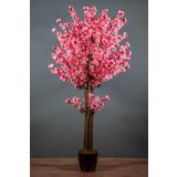 YAPAY ÇİÇEKÇİNİZ 150 Cm Pembe Renk Bahardalı Ağacı