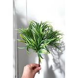 Yapay Çiçekçiniz 9 Kafali 5 Dalli Yapay Sukulent Kaktüs Aloevera Demeti Yeşil
