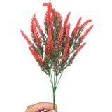 Yapay Çiçekçiniz Lila Renkli Dekor Yapay Yeşillik Demeti